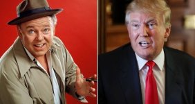 Separated at Birth - Archie Bunker and Donald Trump 150