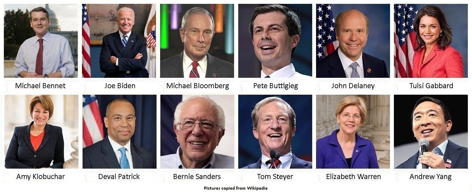 12 Candidates as of 13-Jan-2020