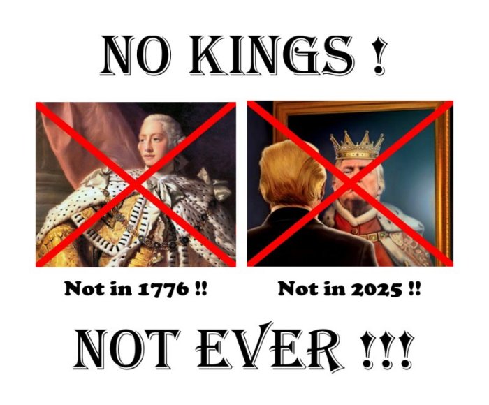 No Kings … Then, Now, or&nbsp;Ever!